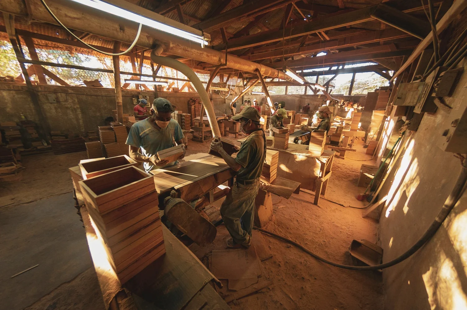 Furniture Hub craftsmen at work